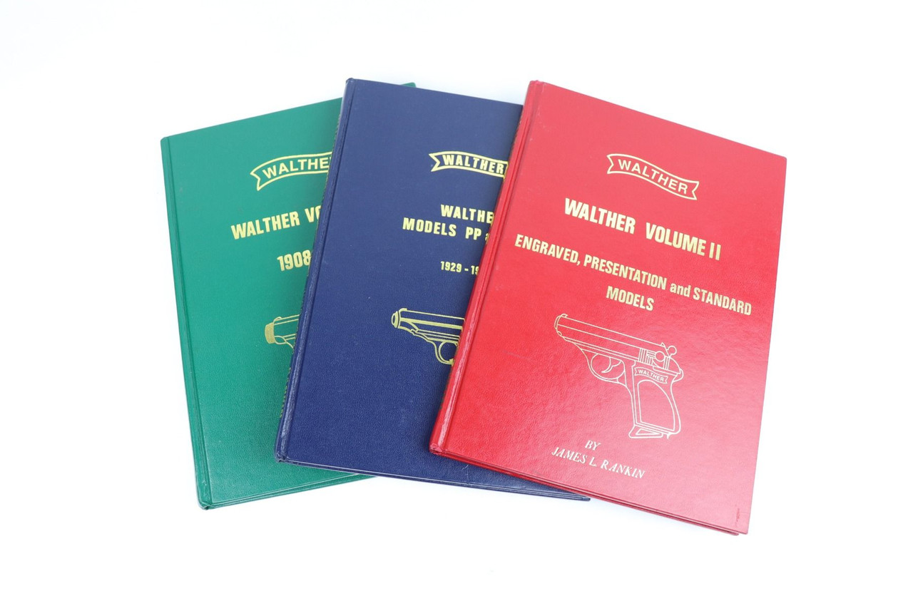 Set of James Rankin's Walther Pistol Books - Signed - 1