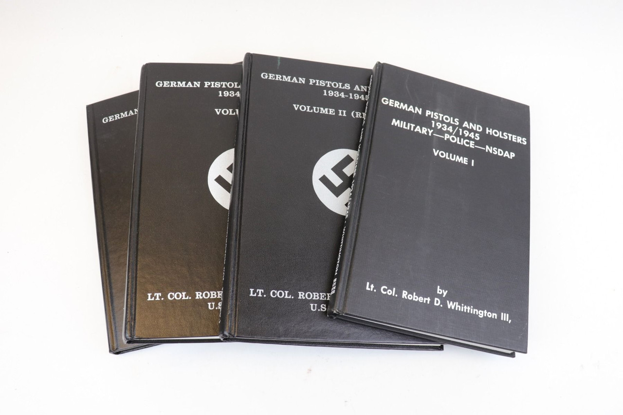 Whittington's German Pistols and Holsters Books - Complete 4 Volume Set - 1