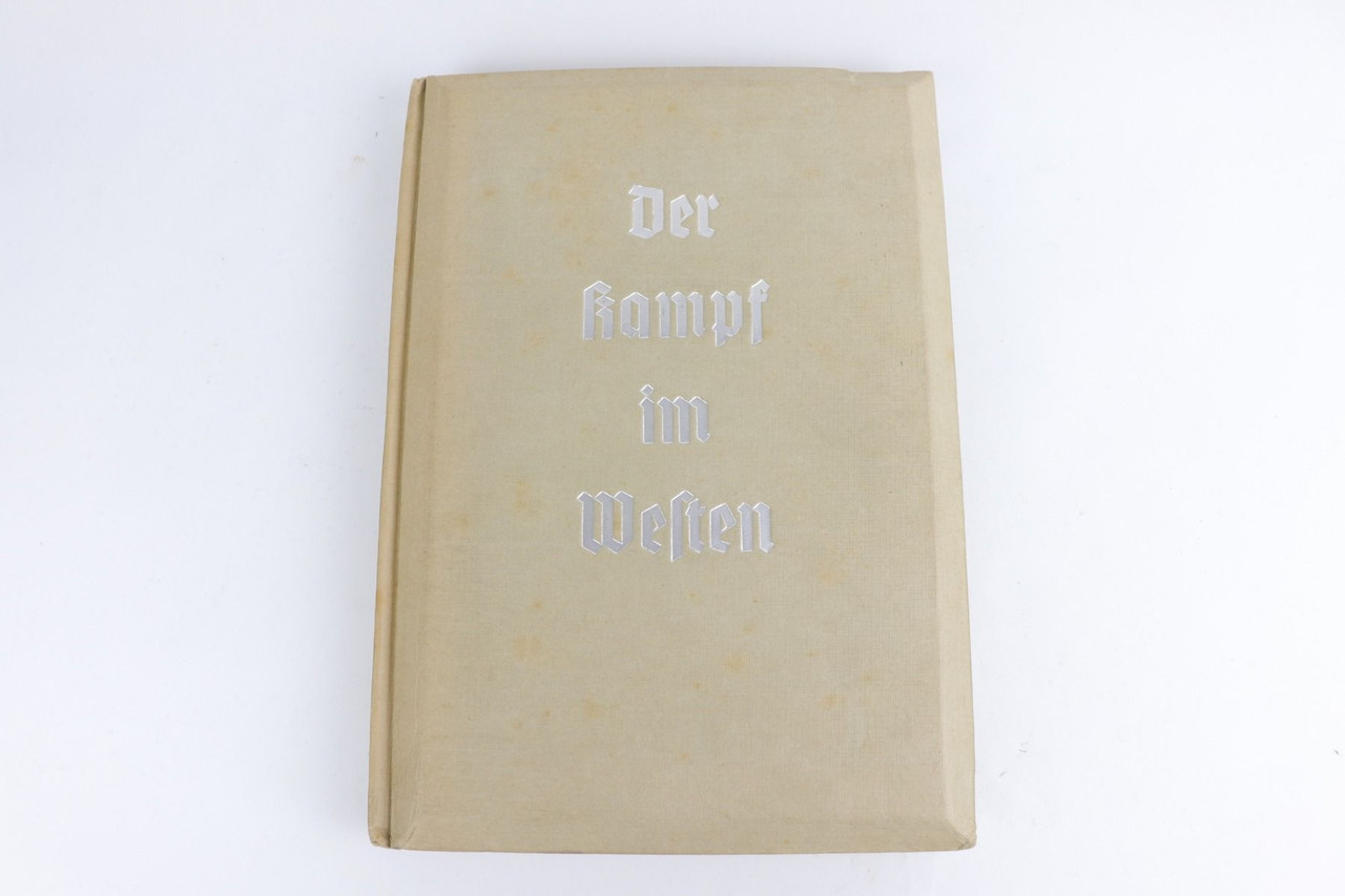 3-D Nazi Propaganda Book - "War In The West" - 1