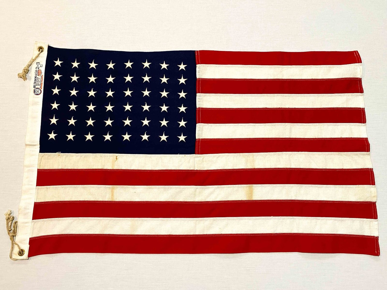 Bull Dog Bunting 48 Star U.S. Vintage Flag - 1
