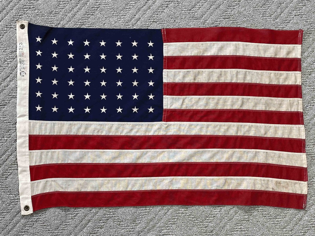 Bull Dog Bunting U.S. 48 Star Flag - 1