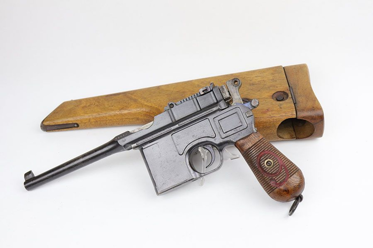 Mauser C96 Rig - Red 9 - Matching Stock - 1