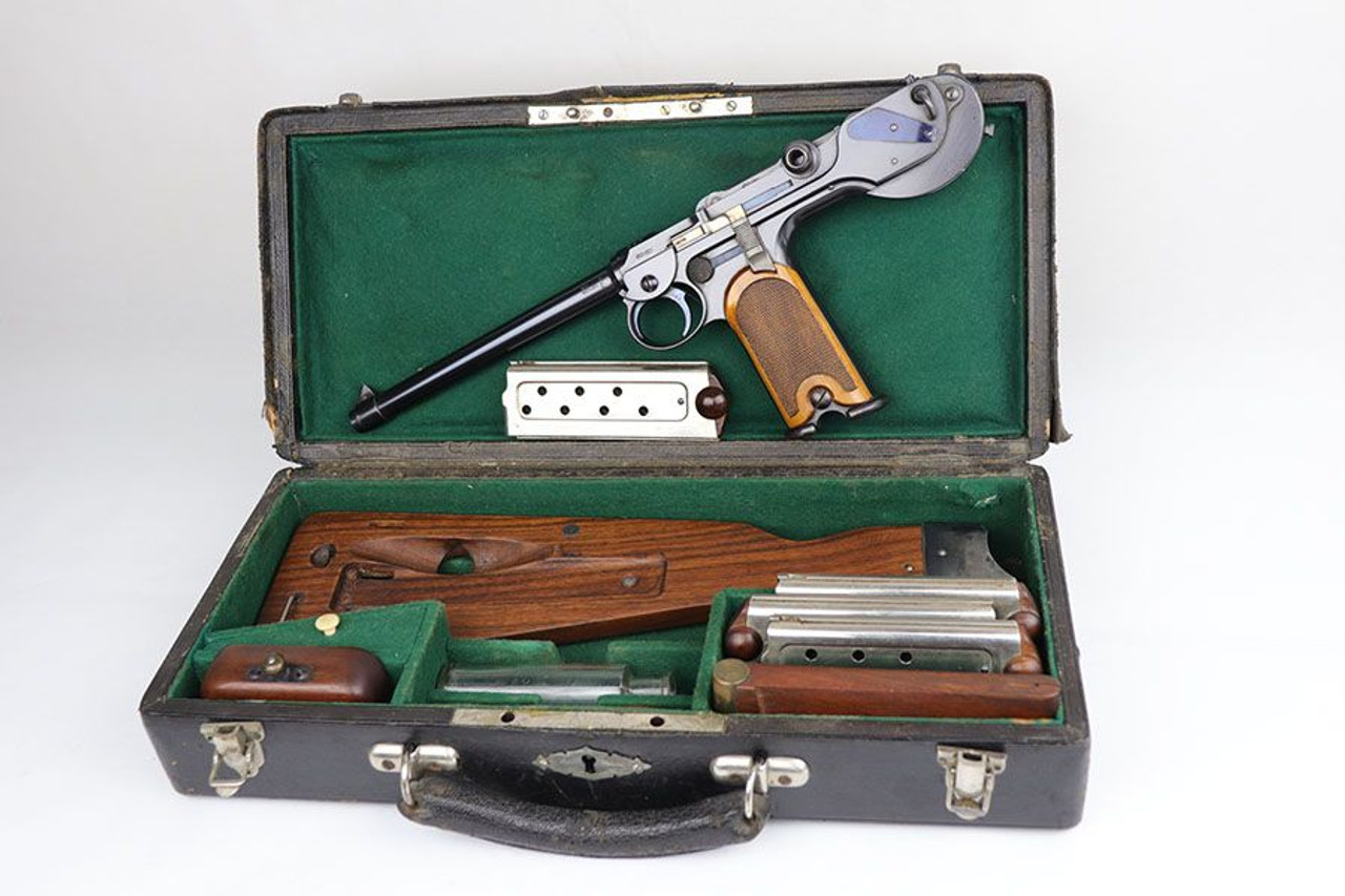 Rare, Incredible Borchardt C-93 Luger Grouping - Four Matching Mags - 1