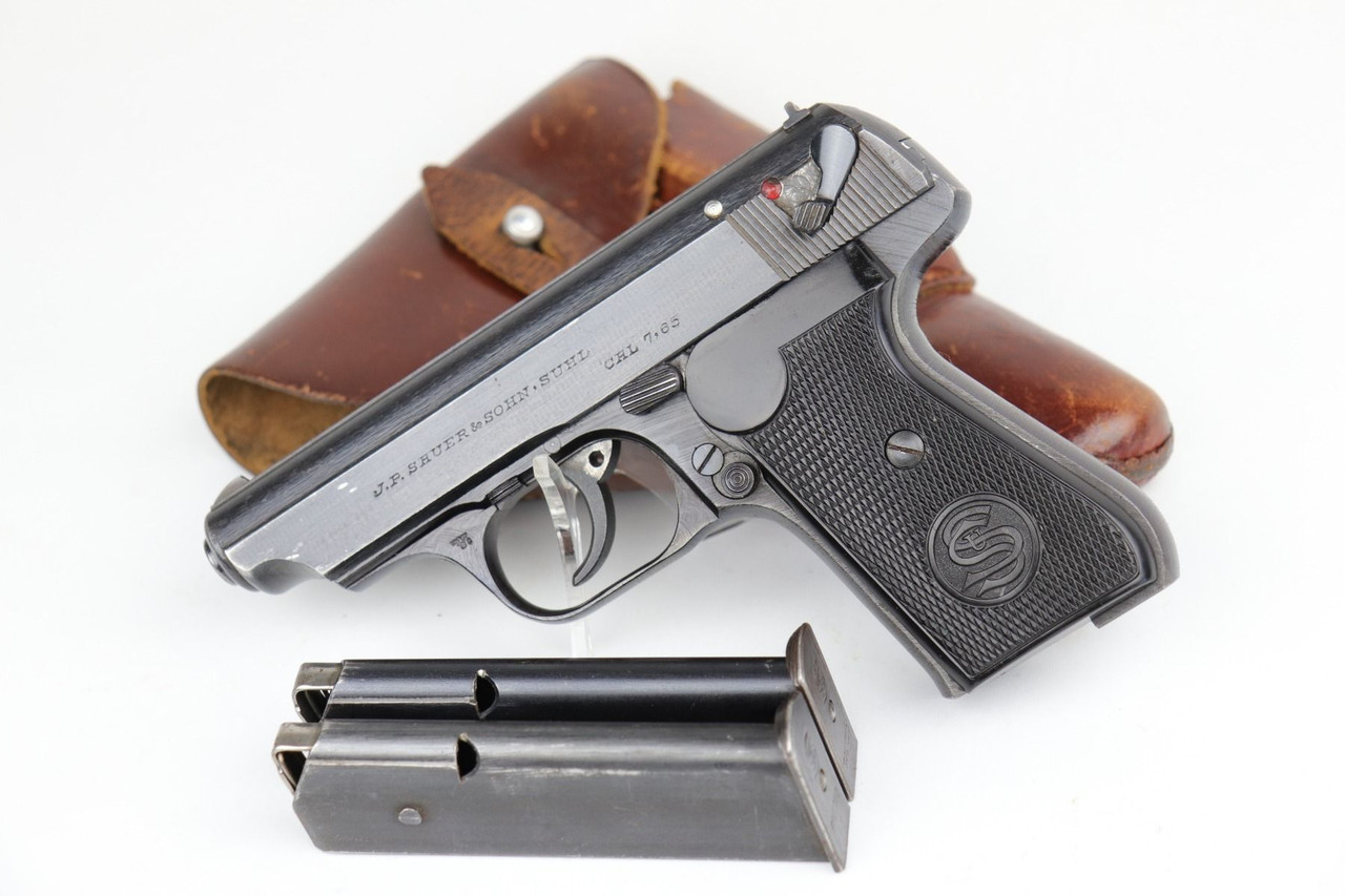 Police Sauer 38h Rig - Two Matching Mags - 1