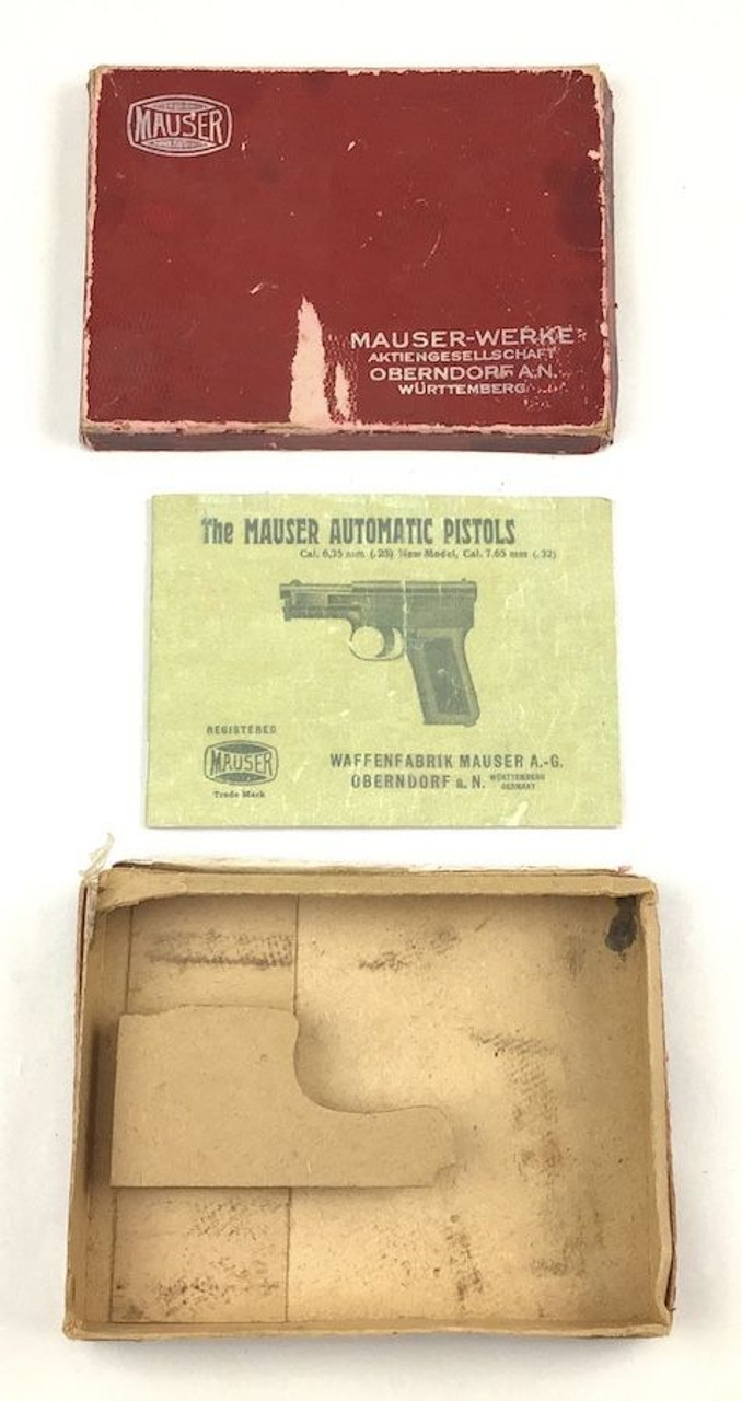 Mauser M1910 Box & Manual - 1
