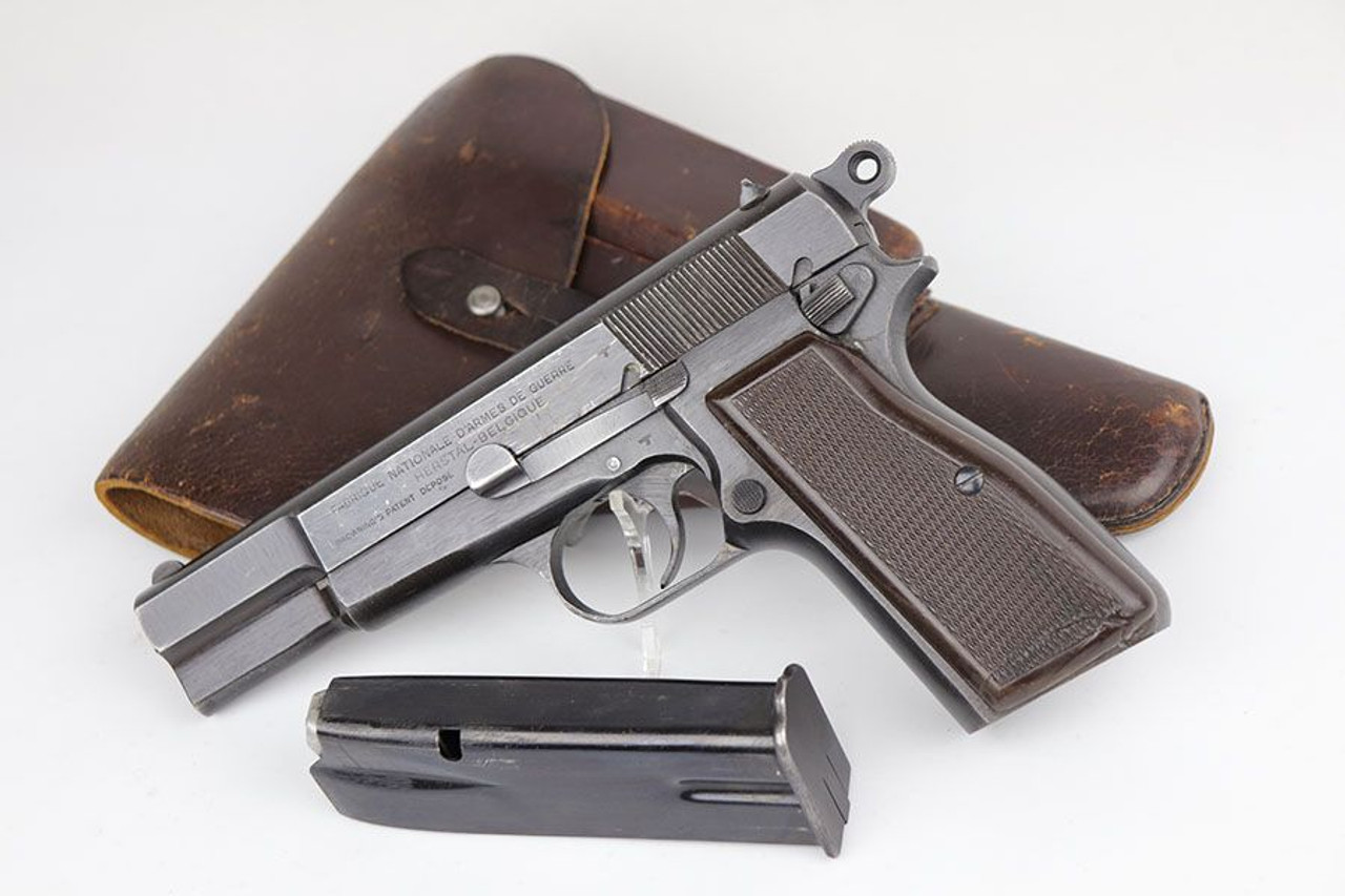 Nazi FN Browning High Power & Holster - 1