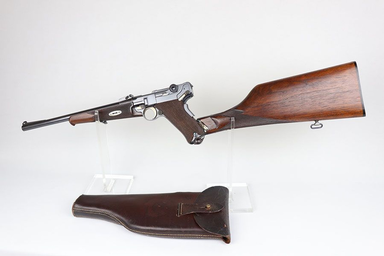 Rare, Mint DWM Model 1902 Luger Carbine Rig - Matching Stock - 1
