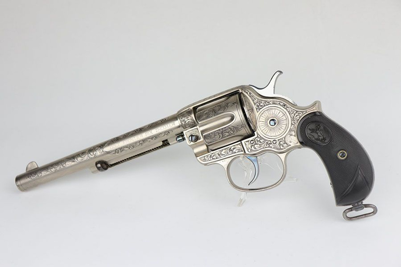 Engraved Colt Model 1878 - Frontier Six Shooter - 1