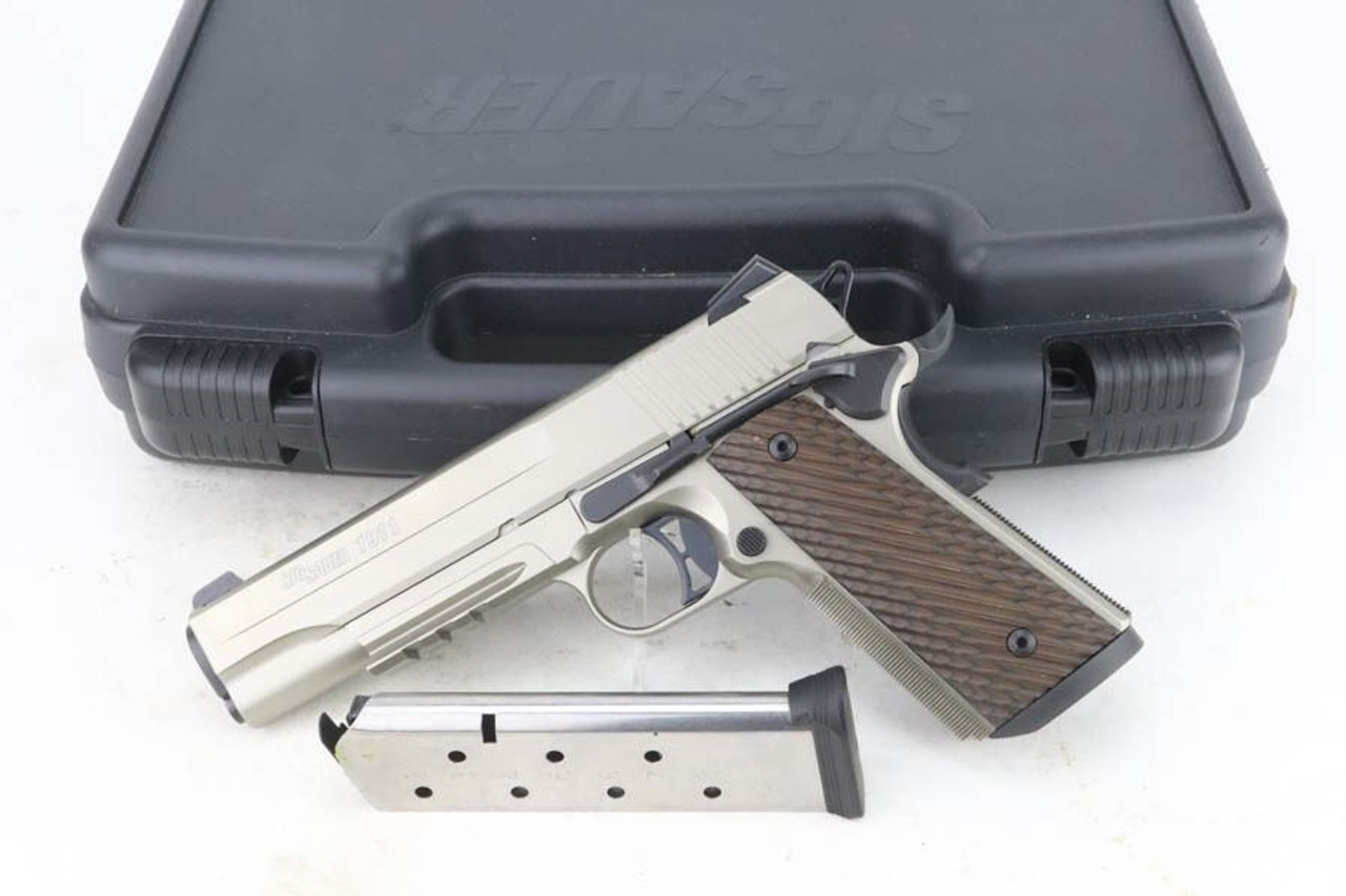 ANIB Sig Sauer Model 1911 - Satin Nickel Finish