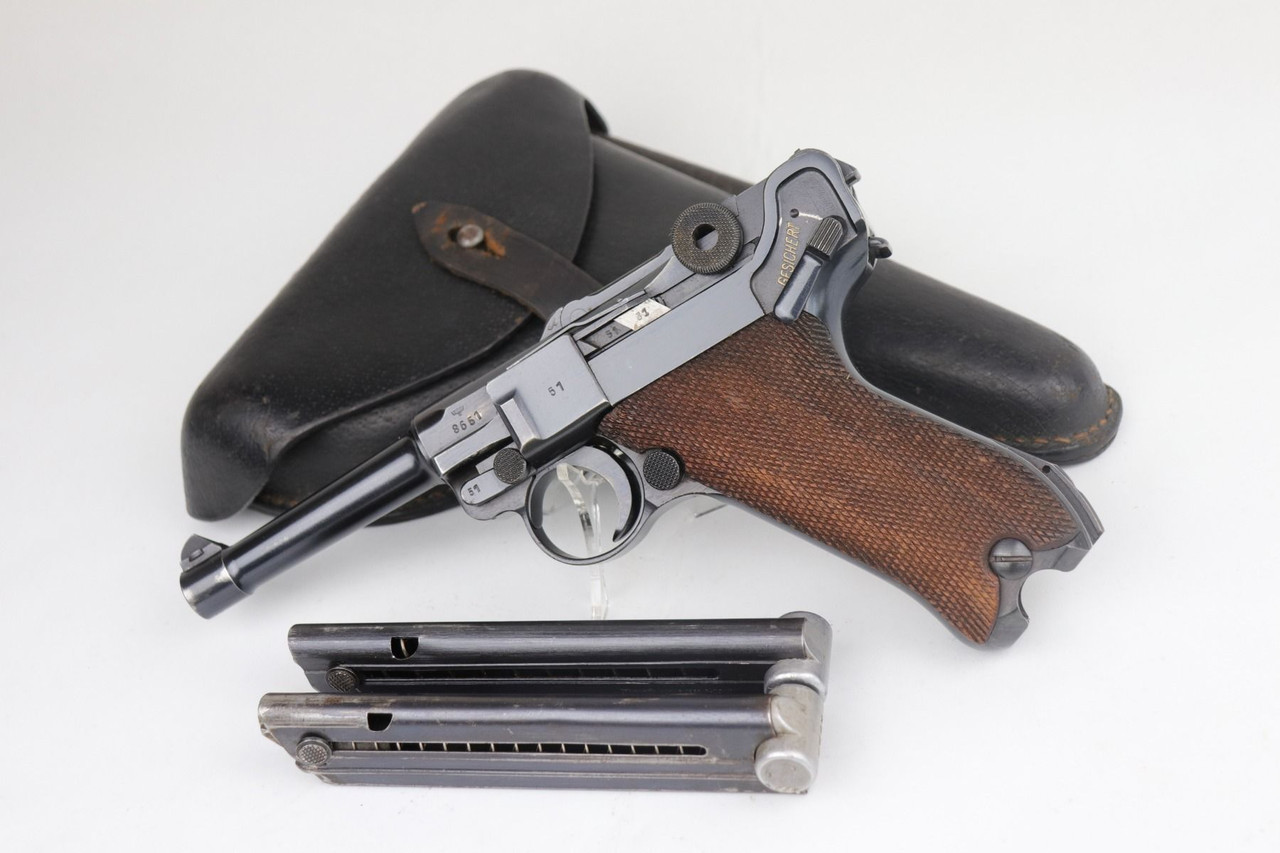 Terrific 1941 Police Mauser Luger - 1