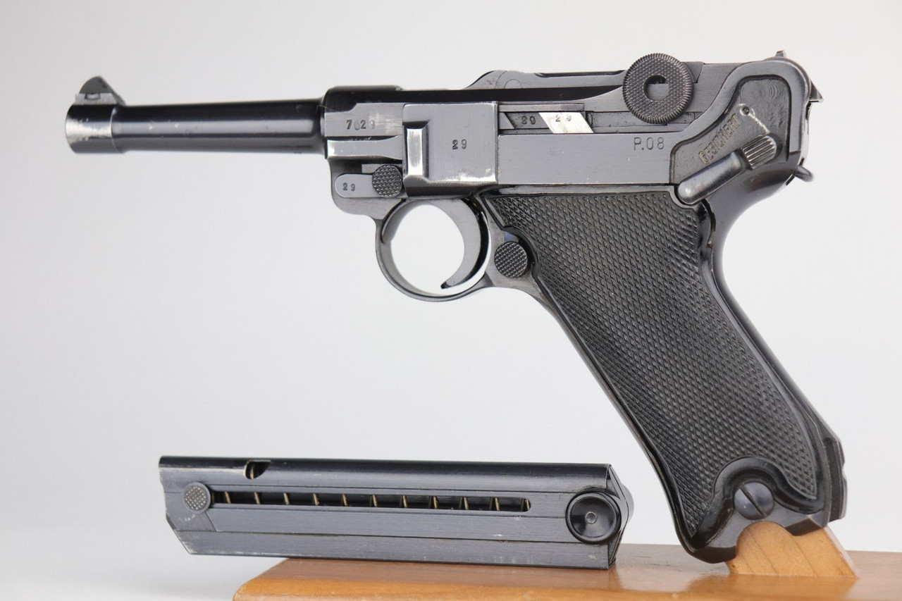 Excellent Nazi Black Widow Mauser Luger - 1