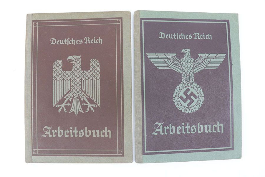 2 Nazi Workbooks - Arbeitsbuch - 1