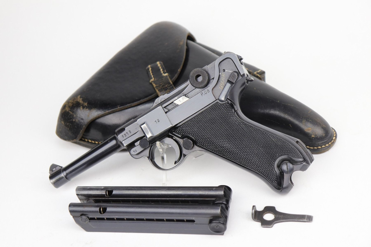 Nazi Black Widow Mauser Luger Rig - 1