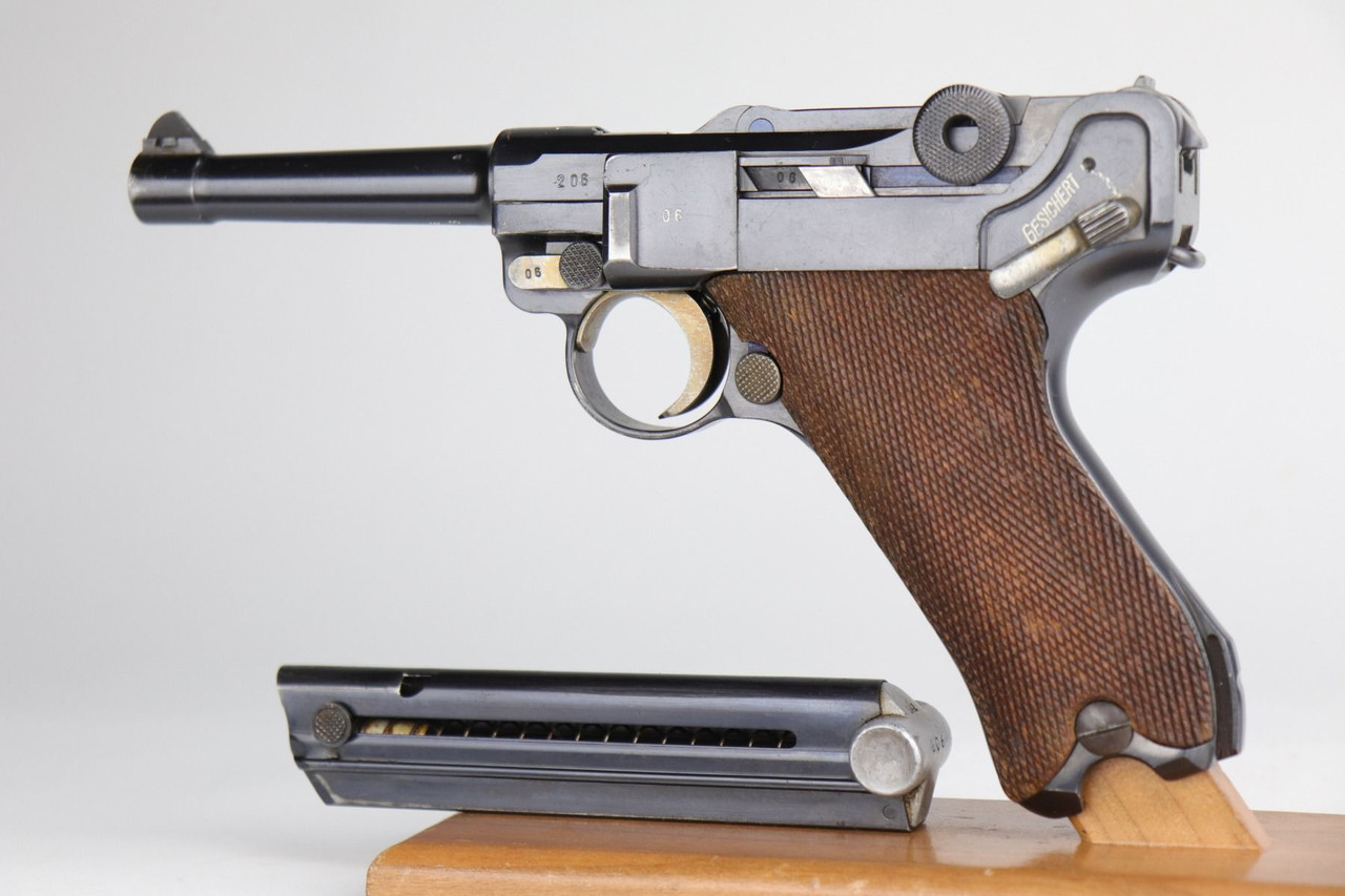 1936 Mauser S/42 Code Luger - Matching Magazine - 1