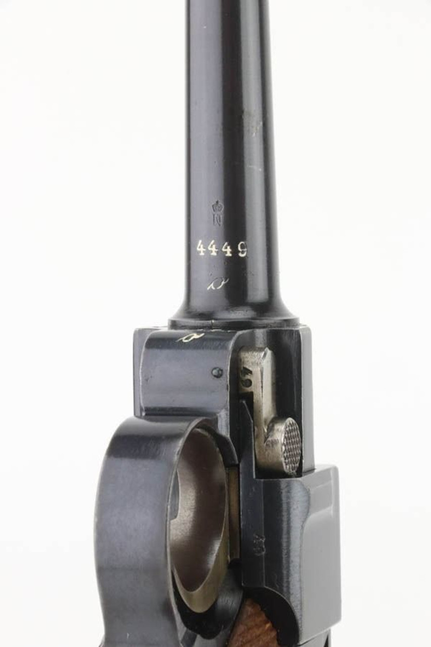 SOLD - Rare, Excellent DWM Luger - A.F. Stoeger Marked