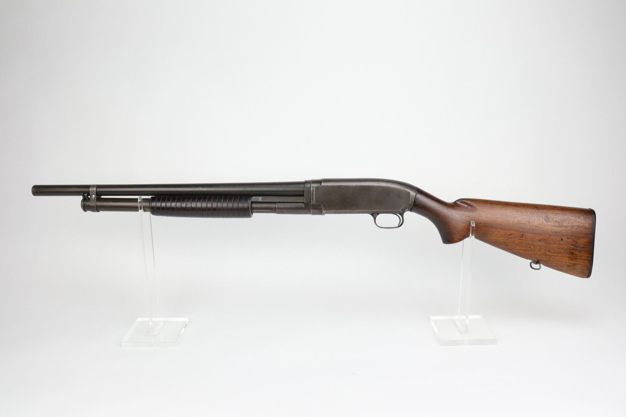 WW2 US Military Winchester Model 12 Riot Shotgun - 1