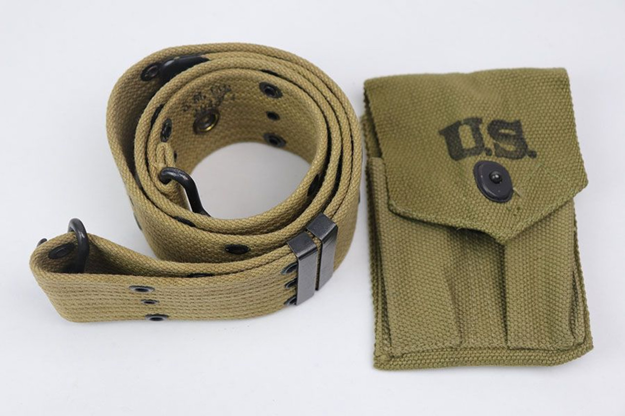 Canvas Belt & Mag Pouch - WW2 - 1