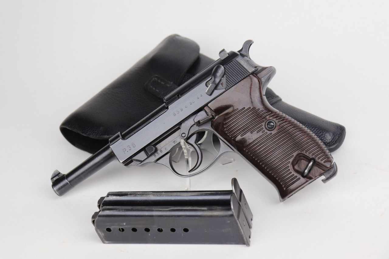 Excellent Nazi Walther P.38 Rig - ac 44 - 1