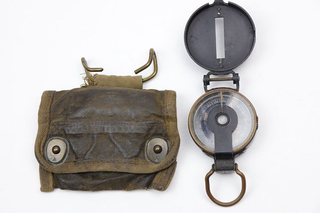US Army Compass with Pouch - 1