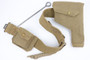 WW2 British Webley .38 Holster & Canvas Belt - 1