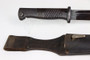 Gebr Heller K98 Bayonet - Leather Scabbard and Frog - 8