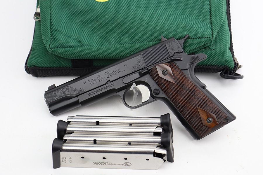 100 挺限定 KNIGHT HAWK custom ／WA Rare, Mint Nighthawk Custom 1911 - 100 Year Anniversary Commemorative