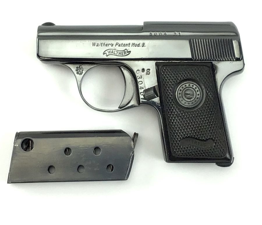 Walther Model 9 .25 caliber 6.35mm Pre WWII Czech Military