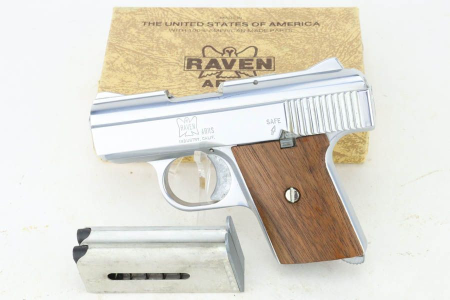 Boxed, Nickel Raven Arms MP-235