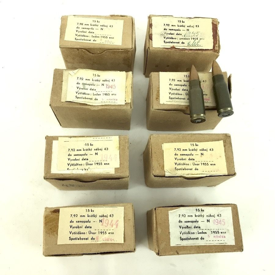 1944 / 1945 Dated 7.92x33mm Kurz Ammo
