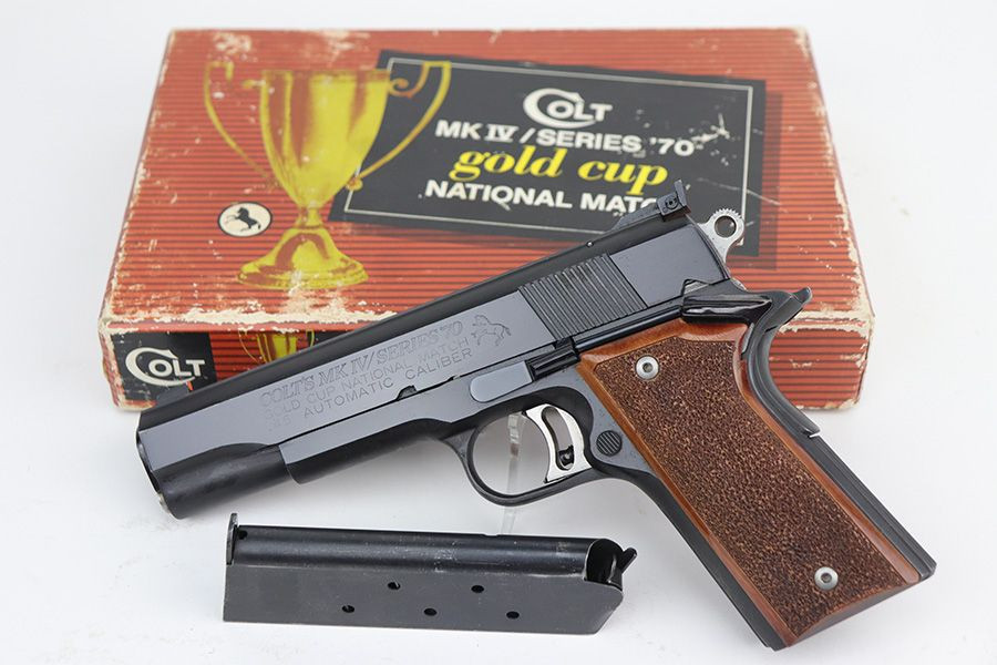 Boxed, Minty Colt Mk IV Series 70 Gold Cup National Match