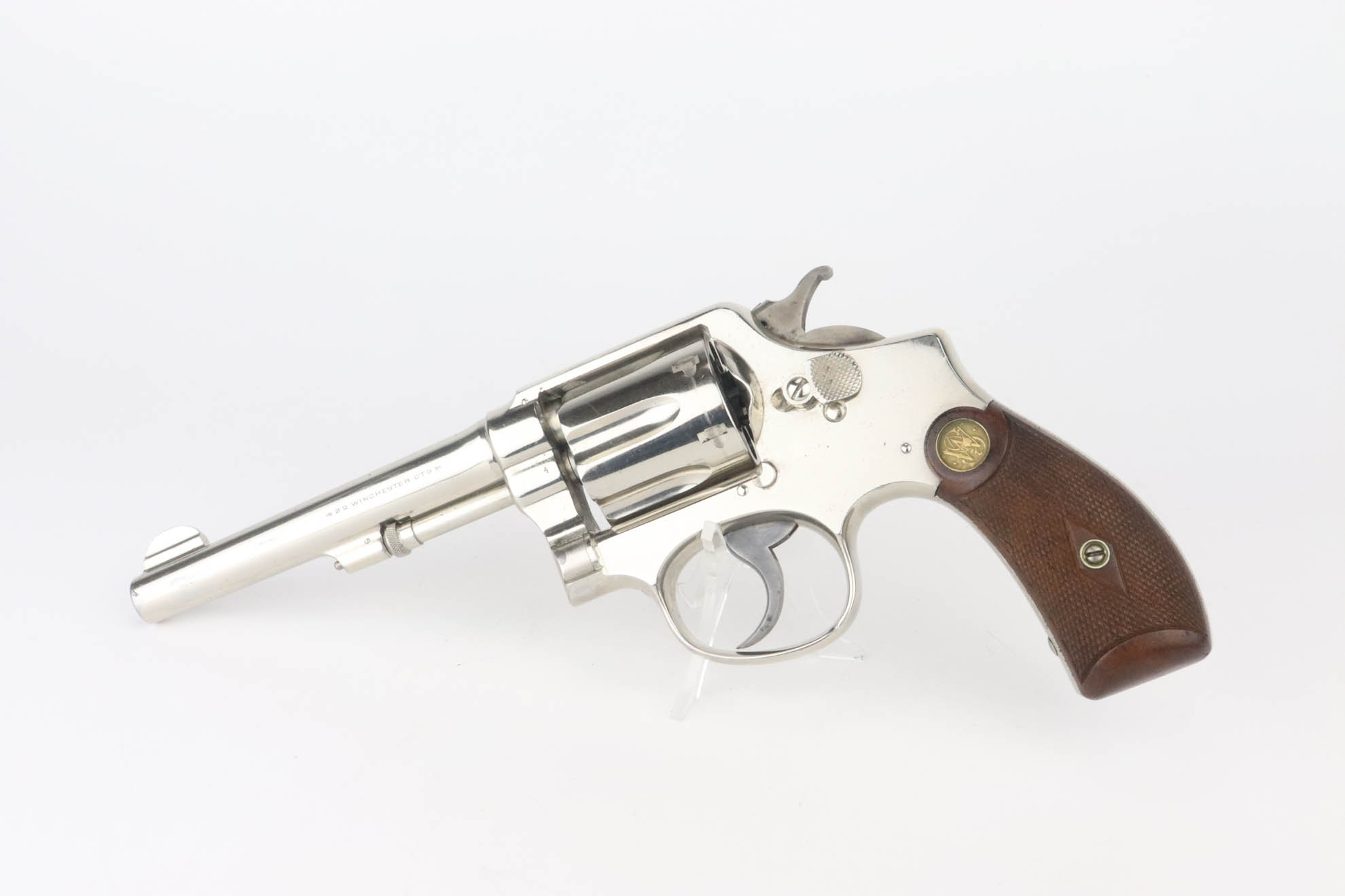 SOLD - Nickeled Smith & Wesson Model 1905 - .32 Winchester