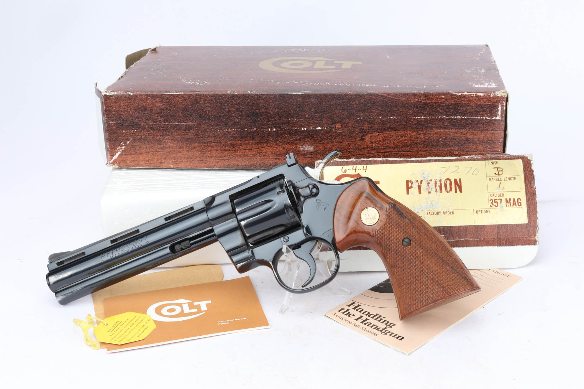 SOLD - Boxed 1971 Colt Python Revolver