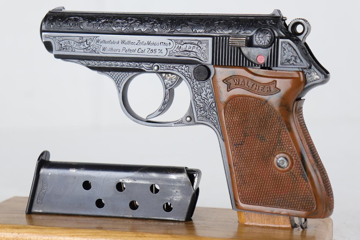 Beautifully Engraved Walther PPK - Oak Leaf & Acorn