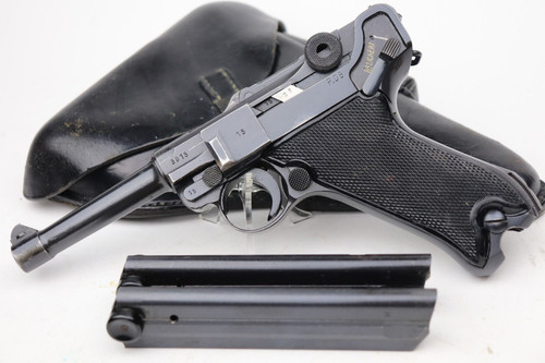 Excellent Black Widow Luger Rig - 1