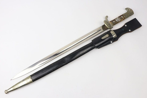 Unit Numbered Long Police Bayonet - Clamshell - 1