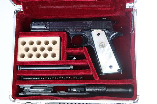 Beautiful Engraved Colt M1911 - With .22 Conversion Kit - 1