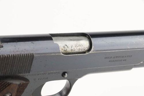 SOLD - Colt Government Model - Owned by Distinguished WWI Captain Plantagenet MacCarthy