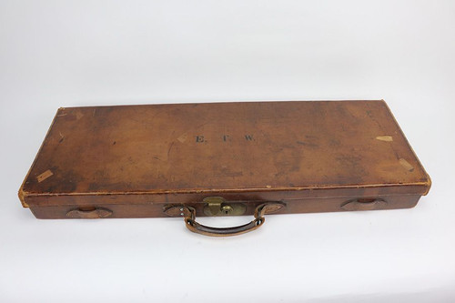 Antique Leather Shotgun Case - Wm. Richards - 1