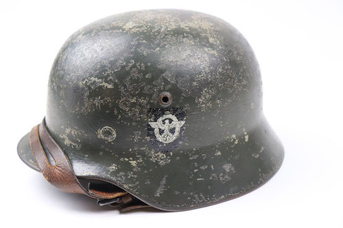 Ex-Winter Camo Double Decal Police Helmet - 2 Ex-Winter Camo Double Decal Police Helmet - 2