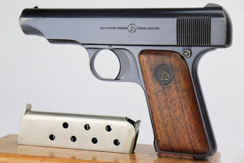 Excellent Erfurt Ortgies Pistol - With Owners Manual - 1