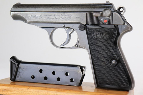 SS Contract Walther PP - Matching Factory Over-stamped Magazine - 1