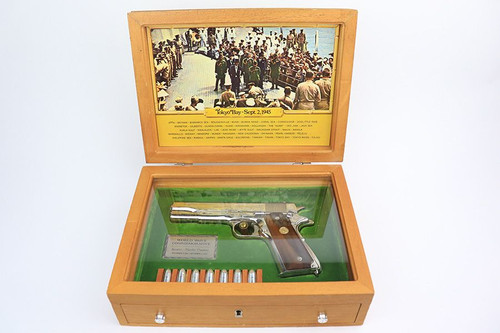 Cased WWII Pacific Theatre Commemorative Colt 1911A1 - 1