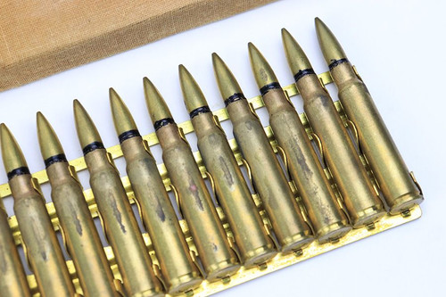Type 92 7.7mm Nambu Ammo WWII Japanese Military