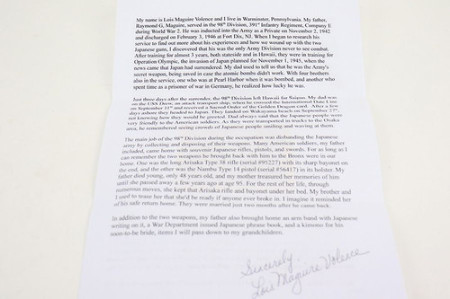 Japanese Nambu & Arisaka Capture Grouping - 2 Japanese Nambu & Arisaka Capture Grouping - 2