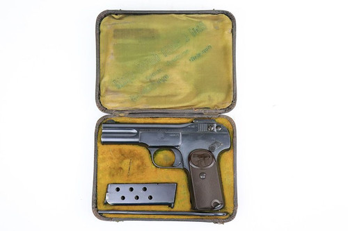 Mint FN Browning Model 1900 - Rare Presentation Case - 1