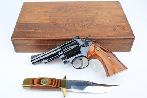 Smith & Wesson Model 19-3 Texas Rangers Commemorative Revolver and Knife Set - 1
