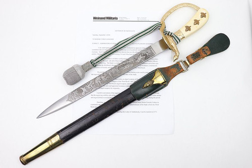 Senior Forestry Official Cutlass with Certificate - 1