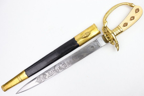 Deluxe German Hunting Cutlass - 1