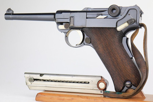 Minty DWM 1906 Swiss Luger Rig - Cross In Shield - 1