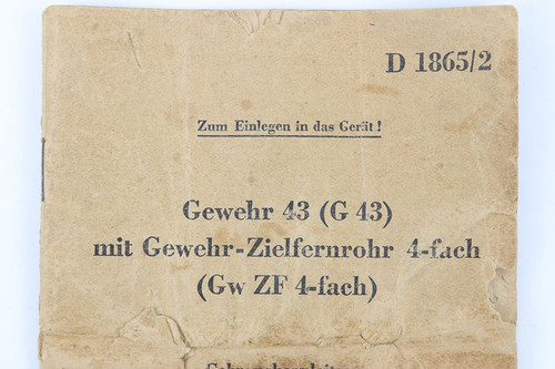 G43 Rifle Manual - 1943 - 2 G43 Rifle Manual - 1943 - 2